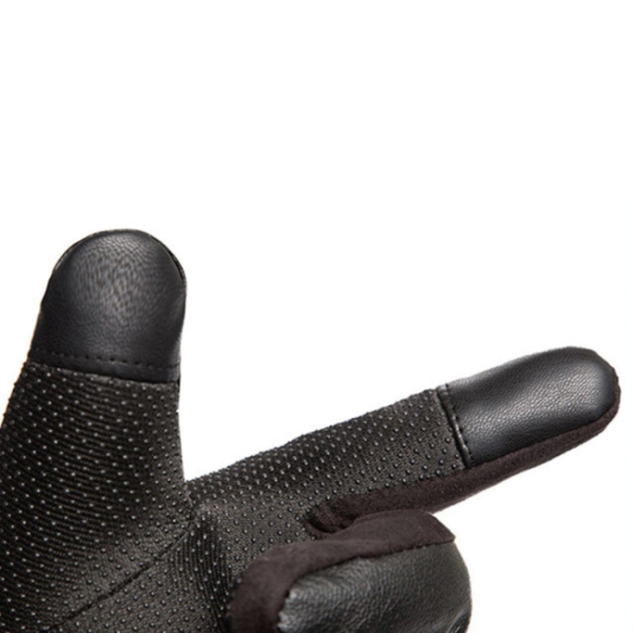 OEM - Insulated Mobil Touchvantar/Handskar i PU-läder För Herr (M/L) - Svart