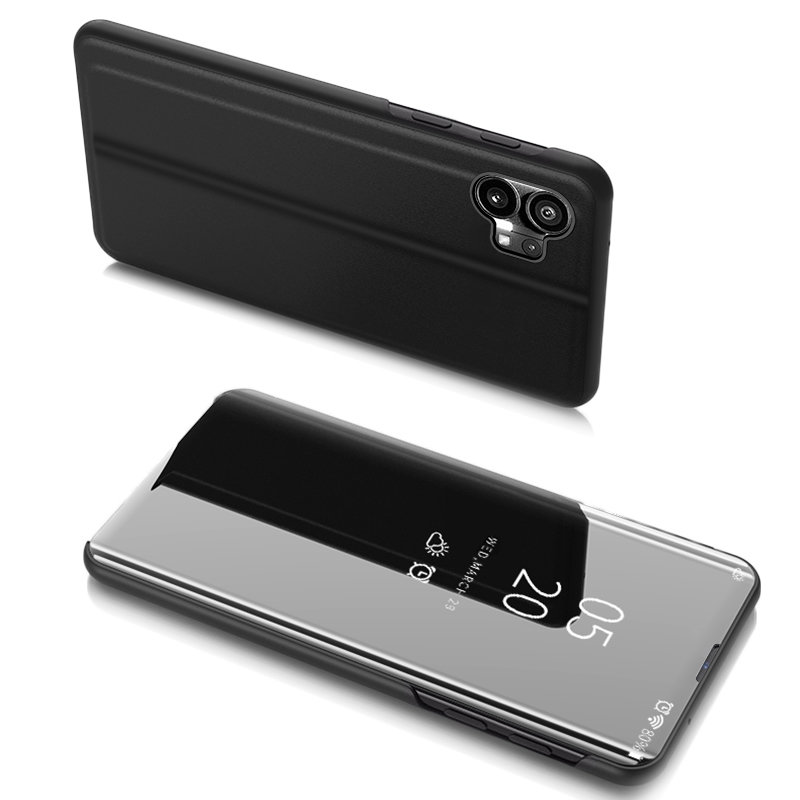 Clear View Fodral Nothing Phone 1 - Svart