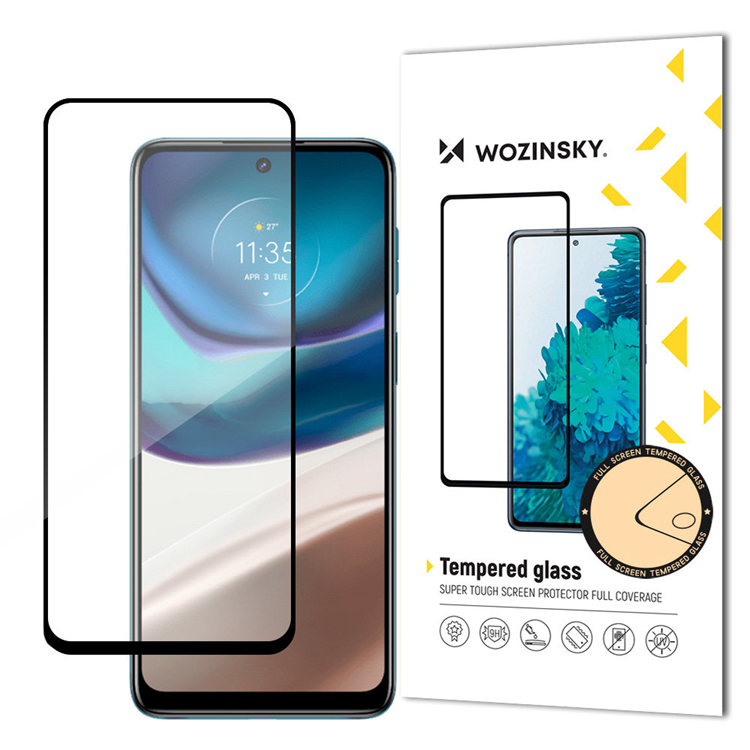 Wozinsky Motorola Moto G42 Härdat Glas Skärmskydd - Svart | 5468 | AlltMobil