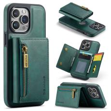 DG.MING - DG.MING M5 Series Mobilskal till iPhone 16 Pro Magnetiskt Konstl&auml;der Gr&ouml;n