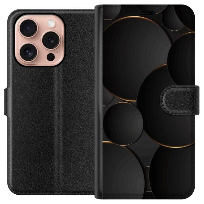 iSecrets - Plånboksfodral till Apple iPhone 16 Pro med Lyxig Cirklar