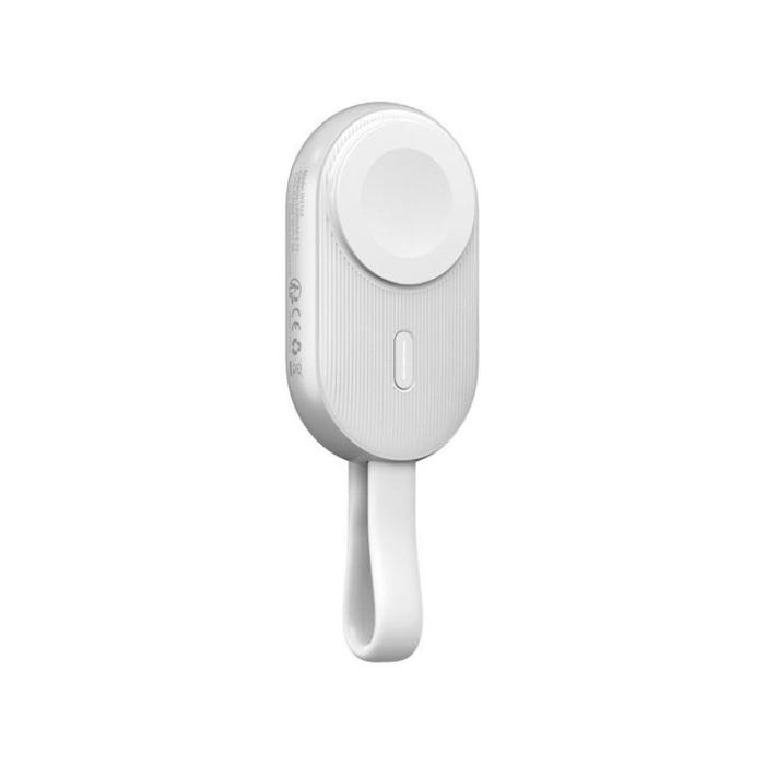 Forcell - Forcell Mini Powerbank för Apple Watch 1200 mAh 2.5W F-Energy - Vit