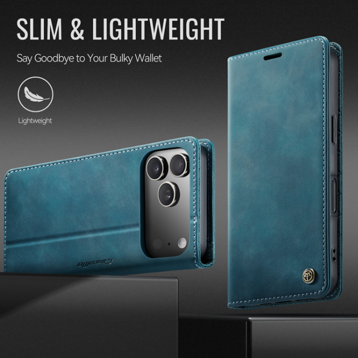 Caseme - Caseme iPhone 17 Pro Max Plånboksfodral RFID Blocking 033