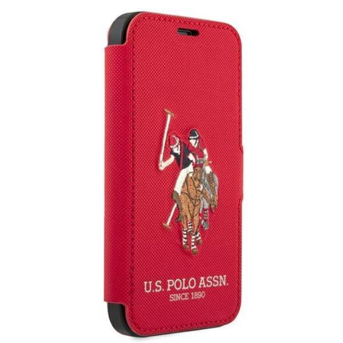 US Polo - US Polo Embroidery Collection Fodral iPhone 12 Pro Max - Röd