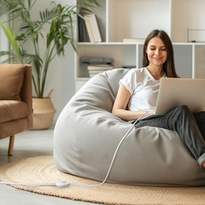 BASEUS - Baseus Infällbar USB-C till USB-C 100W Kabel 2m Free2Pull Mini