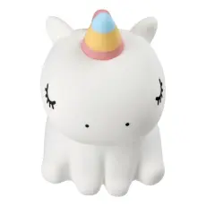 OEM - LED Nattlampa Tryck Unicorn Art Deco - Vit
