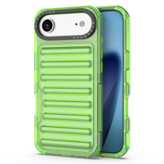 A-One Brand - iPhone 17 Air Mobilskal Stripe Design Detachable - Grön