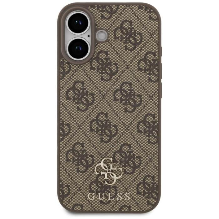 Guess - Guess iPhone 17 Mobilskal MagSafe 4G Small Classic Logo - Brun
