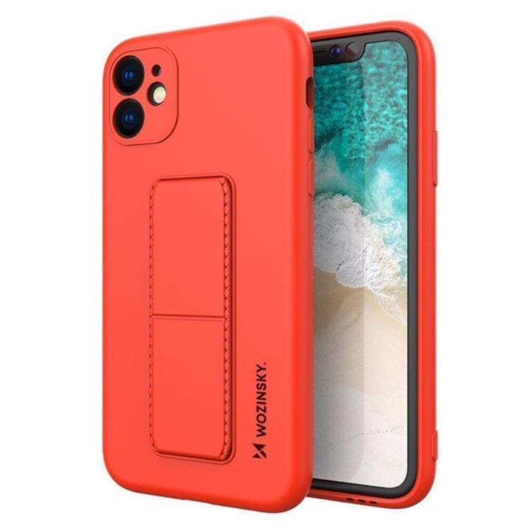 Wozinsky Galaxy A72 4G Skal Kickstand Silicone - Röd | 2353 | AlltMobil