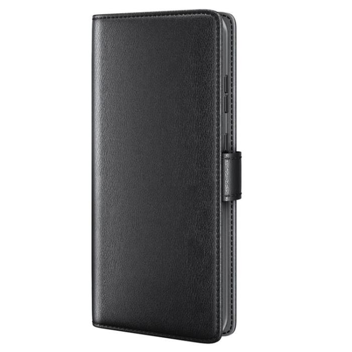 A-One Brand - Magnetisk Äkta Läder Fodral Galaxy S22 Ultra - Svart