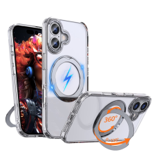 A-One Brand - iPhone 17 Mobilskal MagSafe TPU + Acrylic Kickstand - Transparent