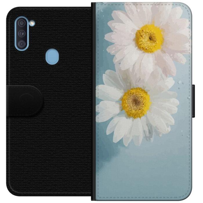 iSecrets - Plånboksfodral till Samsung Galaxy A11 med Sommarblommor