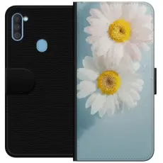 Gustaf - Pl&aring;nboksfodral till Samsung Galaxy A11 med Sommarblommor