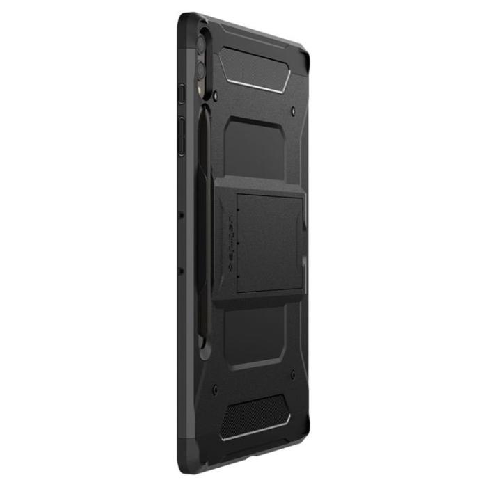 UTGATT - Spigen Galaxy Tab S9 Plus Fodral Tough Armor Pro - Svart