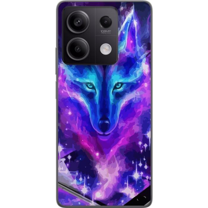 iSecrets - Mobilskal till Xiaomi Redmi Note 13 med Neon Varg