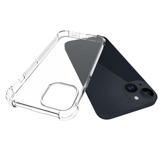 OEM - iPhone 15 Plus Mobilskal Shockproof TPU - Transparent