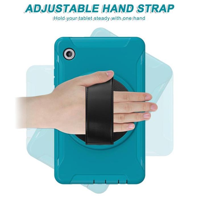 A-One Brand - Galaxy Tab A11 Mobilskal Rotary Kickstand med Handrem