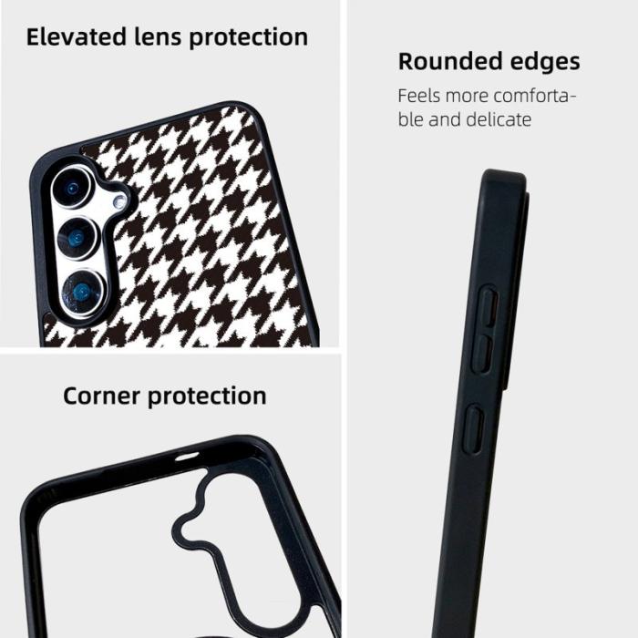 OEM - EYCASE Mobilskal till Samsung Galaxy S26 TPU + Akryl Magnetiskt Svart Vit