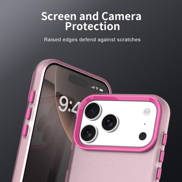 A-One Brand - iPhone 17 Pro Mobilskal Matte Anti-Drop - Röd