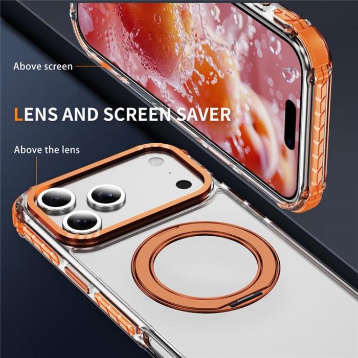 A-One Brand - iPhone 17 Pro Max Mobilskal MagSafe Anti Drop - Orange