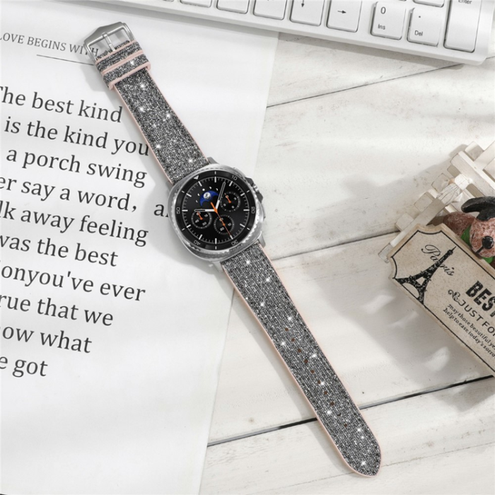 A-One Brand - Galaxy Watch 8 (44/40 mm)/8 Classic (46mm) Armband Glitter Decor