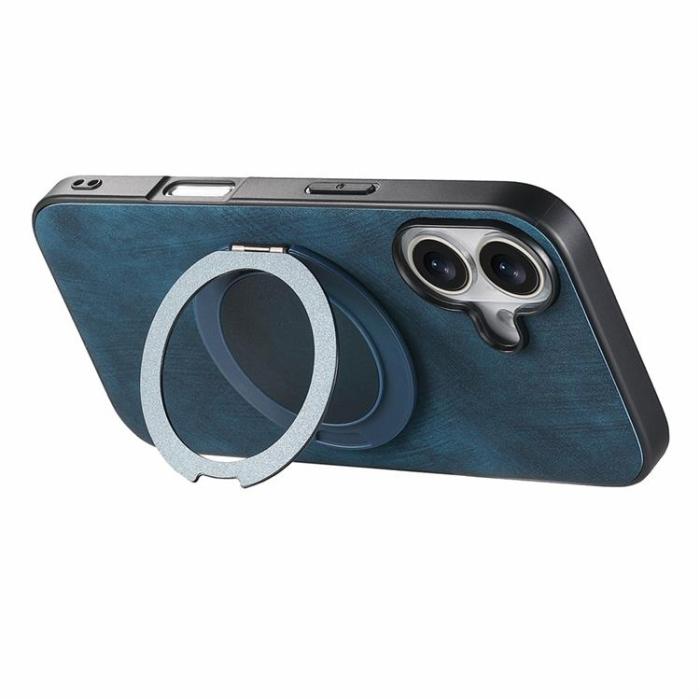 A-One Brand - iPhone 17 Mobilskal Rotating Kickstand - Blå