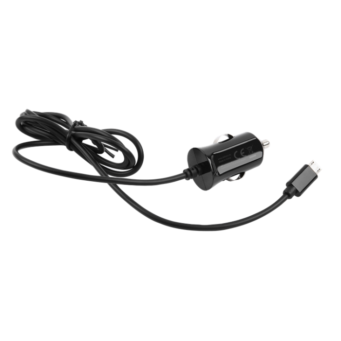 UTGATT1 - Deltaco Billaddare 12 W Med Mikro-USB kabel 1 m - Svart