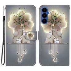 OEM - Samsung Galaxy S26 / S26 Pro Pl&aring;nboksfodral Konstl&auml;der - Tre Elefanter