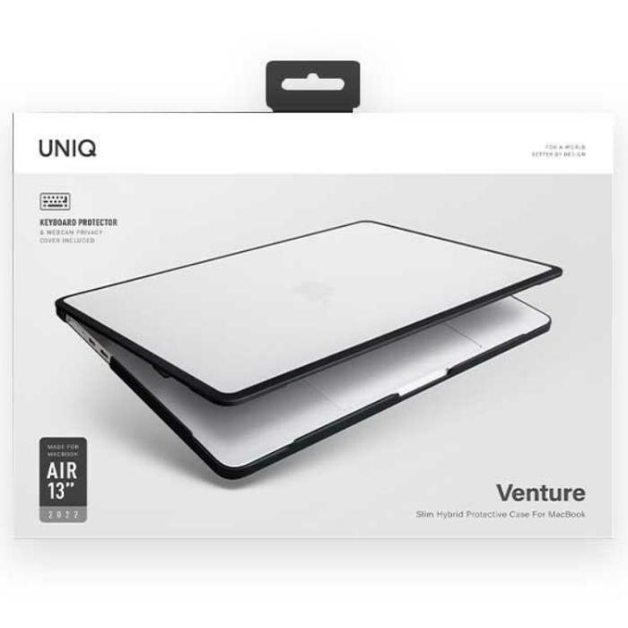 UNIQ - Uniq Macbook Air 13 2022 Skal Venture - Midnight Svart