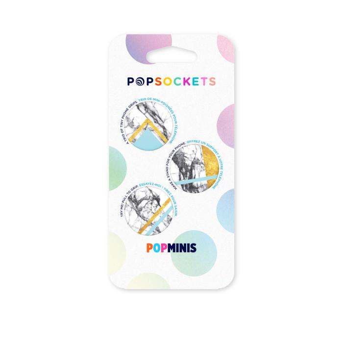 PopSockets - POPSOCKETS White Marble Glam 3-pack