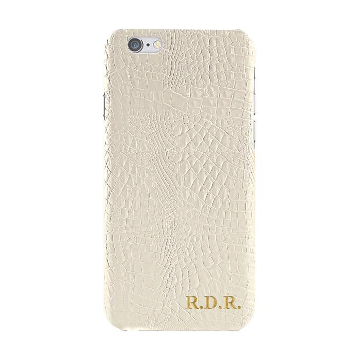 TheMobileStore - Designa själv - iPhone 6S Plus konstläder skal - VIT