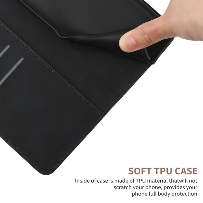 OEM - Mobilskal till Samsung Galaxy S26 Ultra KonstLäder Flip - Svart