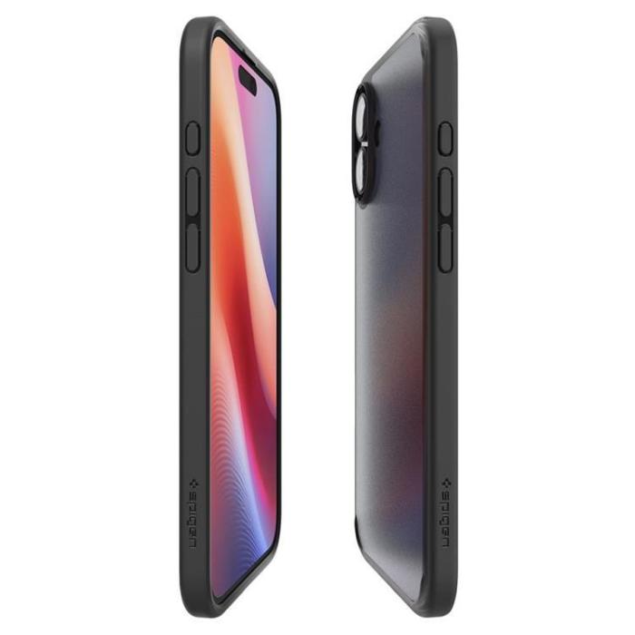 Spigen - Spigen iPhone 16 Mobilskal Ultra Hybrid - Frost Svart