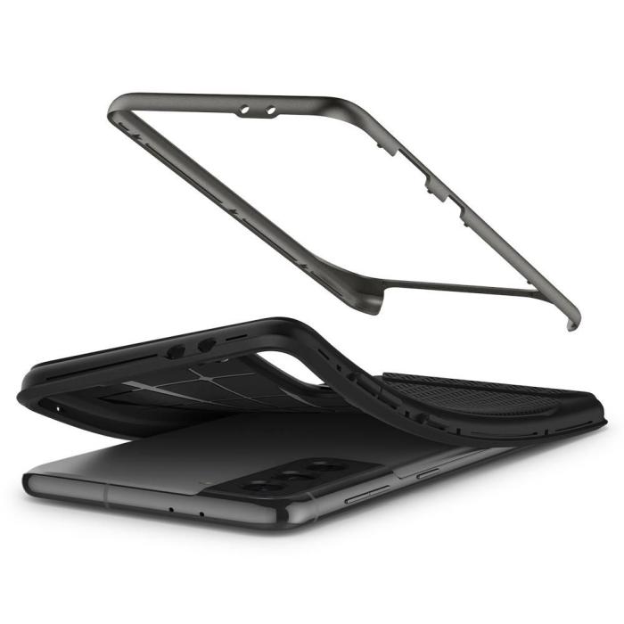 UTGATT5 - SPIGEN Neo Hybrid Skal Galaxy S21 Gunmetal