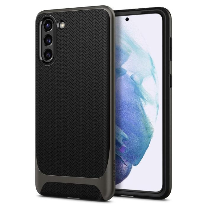 UTGATT5 - SPIGEN Neo Hybrid Skal Galaxy S21 Gunmetal