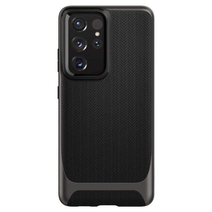 UTGATT5 - SPIGEN Neo Hybrid Skal Galaxy S21 Ultra Gunmetal