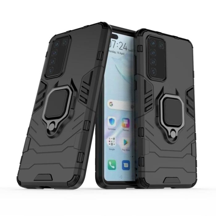 OEM - Hybrid Ring Mobilskal till Huawei P40 - Svart