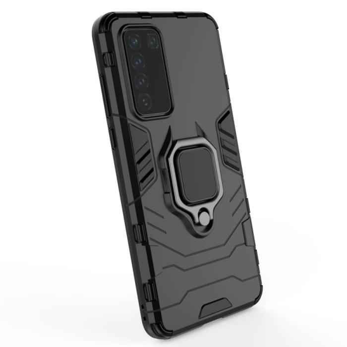 OEM - Hybrid Ring Mobilskal till Huawei P40 - Svart