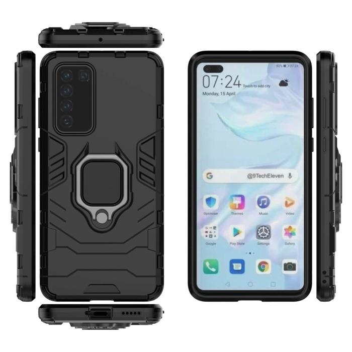 OEM - Hybrid Ring Mobilskal till Huawei P40 - Svart
