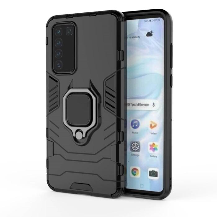 OEM - Hybrid Ring Mobilskal till Huawei P40 - Svart
