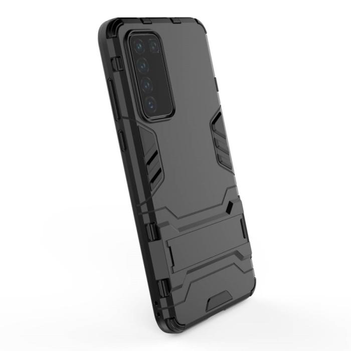 OEM - Kick-Stand Mobilskal till Huawei P40 - Svart
