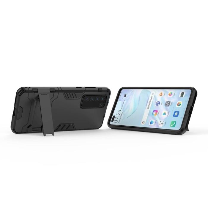 OEM - Kick-Stand Mobilskal till Huawei P40 - Svart