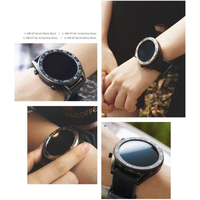 UTGATT5 - RINGKE Bezel Styling Huawei Watch Gt 2 46mm - Stainless Silver