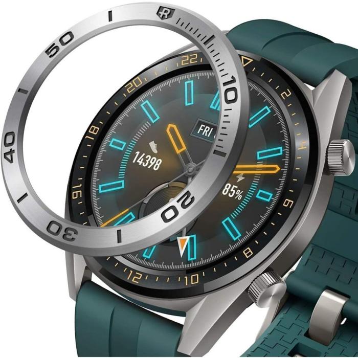 UTGATT5 - RINGKE Bezel Styling Huawei Watch Gt 2 46mm - Stainless Silver