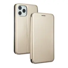 Beline - Beline iPhone 12/12 Pro Pl&aring;nboksfodral Magnetic - Guld