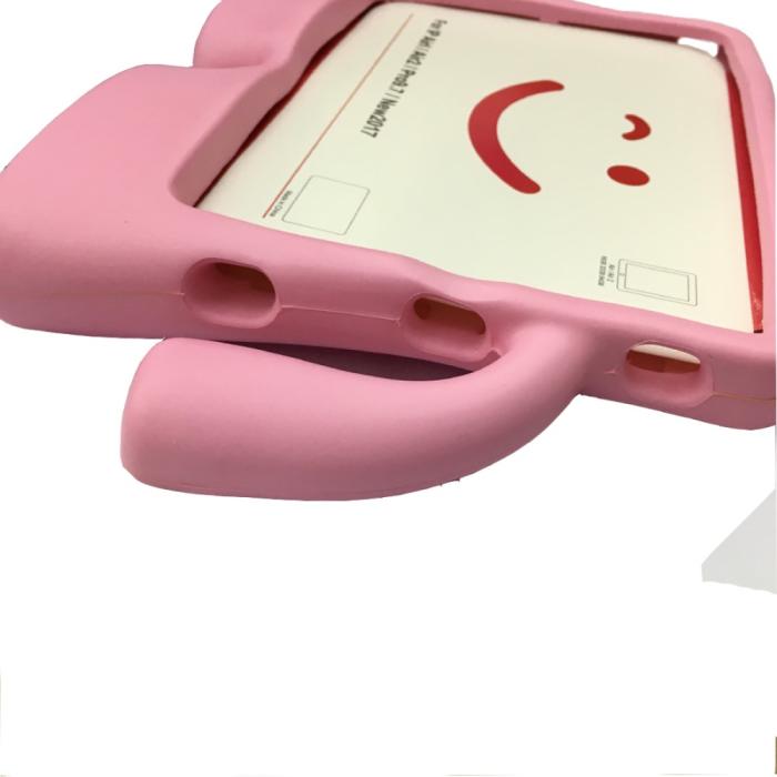 OEM - 3D Cartoon Fodral för Barn till iPad 9.7 2017/2018 / Air / Air 2 - Rosa