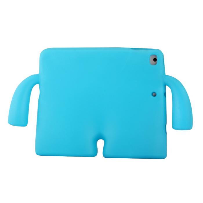 OEM - 3D Cartoon Fodral för Barn till iPad 9.7 2017/2018 / Air / Air 2 - Blå
