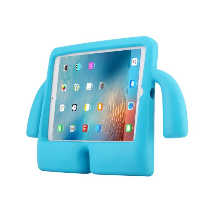 OEM - 3D Cartoon Fodral för Barn till iPad 9.7 2017/2018 / Air / Air 2 - Blå