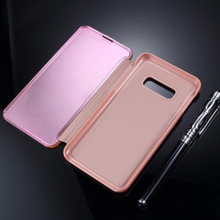 OEM - View Window Fodral för Samsung Galaxy S10e - Roséguld