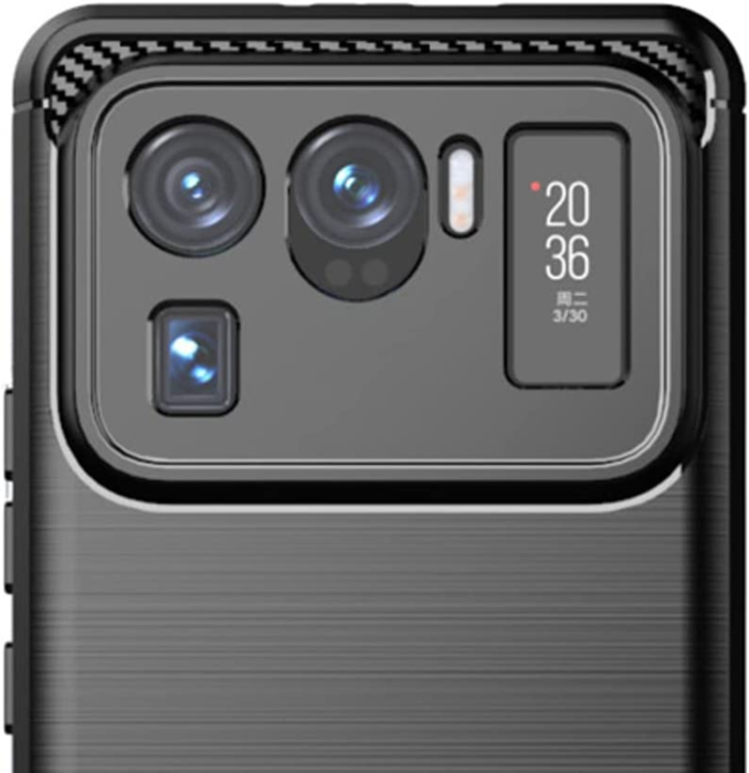 OEM - Xiaomi Mi 11 Ultra Skal Carbon TPU - Svart